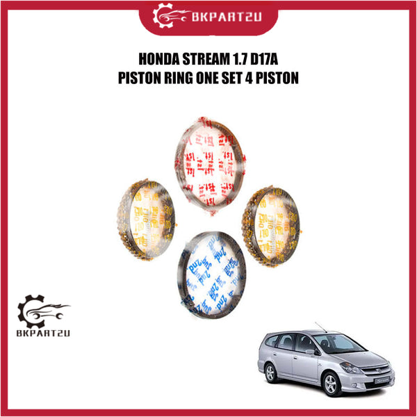 HONDA STREAM 1.7 D17A PISTON RING ONE SET 4 PISTON