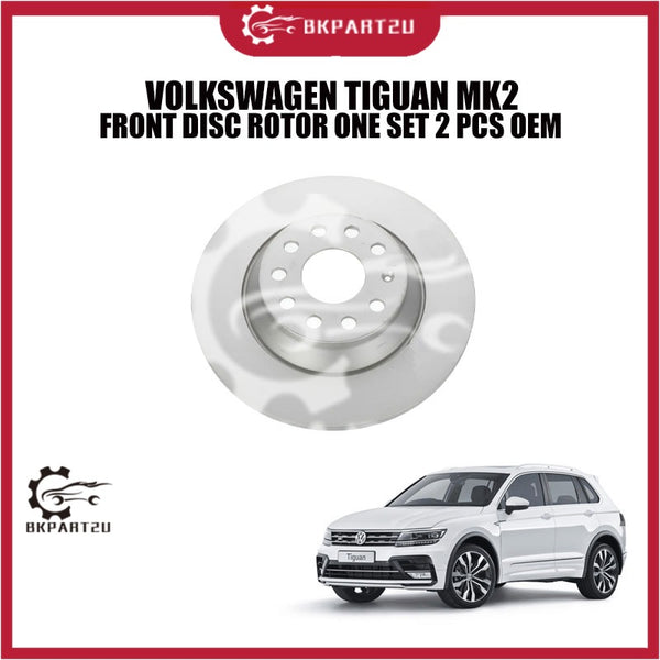 VOLKSWAGEN TIGUAN MK2 FRONT DISC ROTOR ONE SET 2 PCS OEM