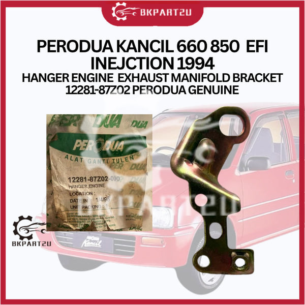PERODUA KANCIL 660 850  EFI INEJCTION 1994 HANGER ENGINE  EXHAUST MANIFOLD BRACKET 12281-87Z02 PERODUA GENUINE