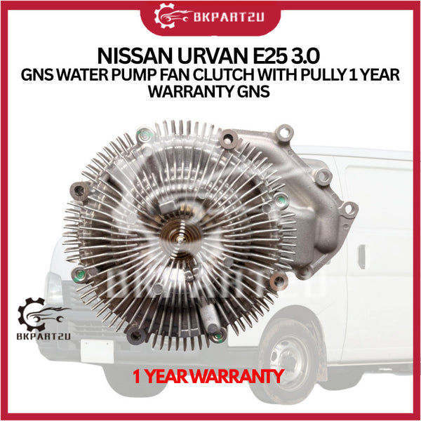 NISSAN URVAN E25 3.0  GNS WATER PUMP FAN CLUTCH WITH PULLY 1 YEAR WARRANTY GNS