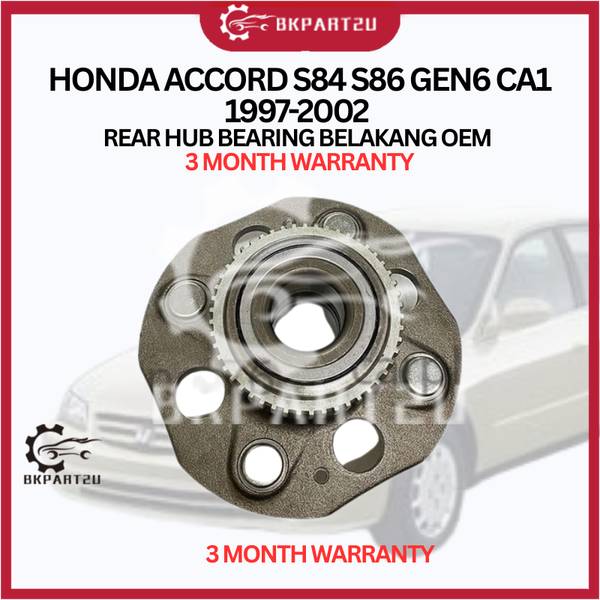 HONDA ACCORD S84 S86 GEN6 CA1 1997-2002 REAR HUB BEARING BELAKANG OEM 3 MONTH WARRANTY