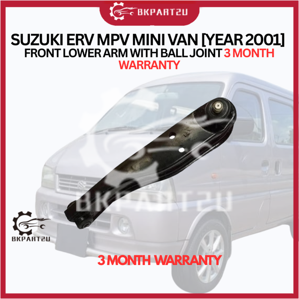 SUZUKI ERV MPV MINI VAN [YEAR 2001] FRONT LOWER ARM WITH BALL JOINT 3 MONTH WARRANTY
