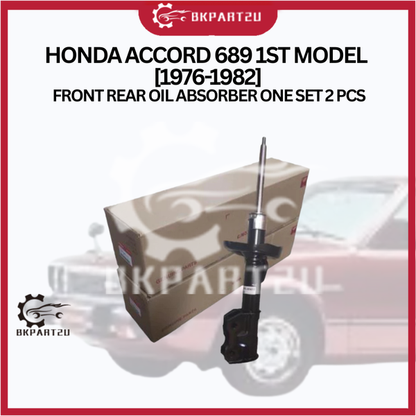 HONDA ACCORD 689 1ST MODEL [1976-1982] FRONT REAR OIL ABSORBER ONE SET 2 PCS