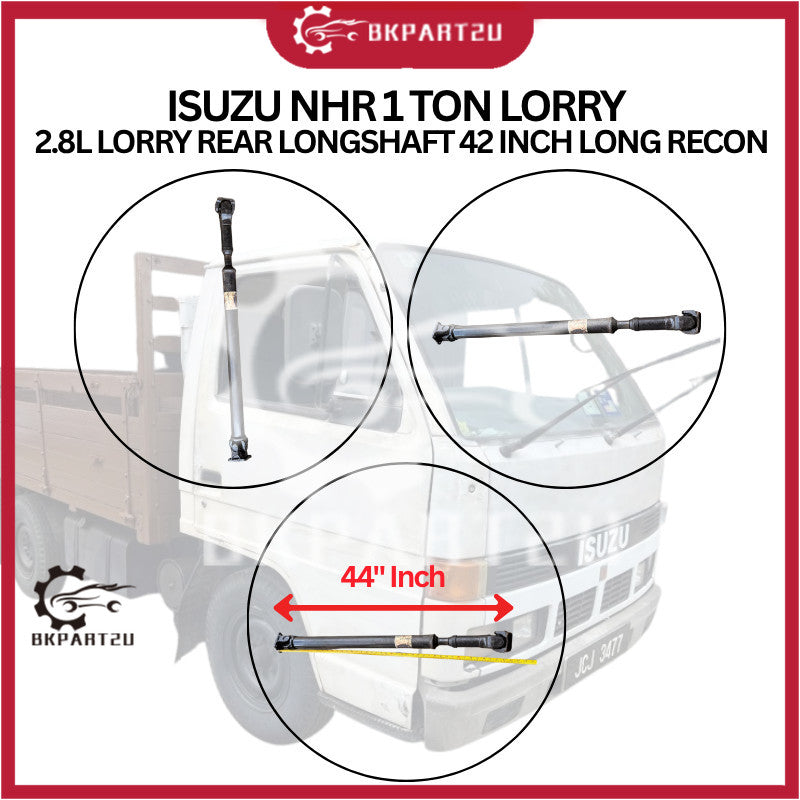 ISUZU NHR 1 TON LORRY 2.8L LORRY REAR LONGSHAFT 42 INCH LONG RECON ...