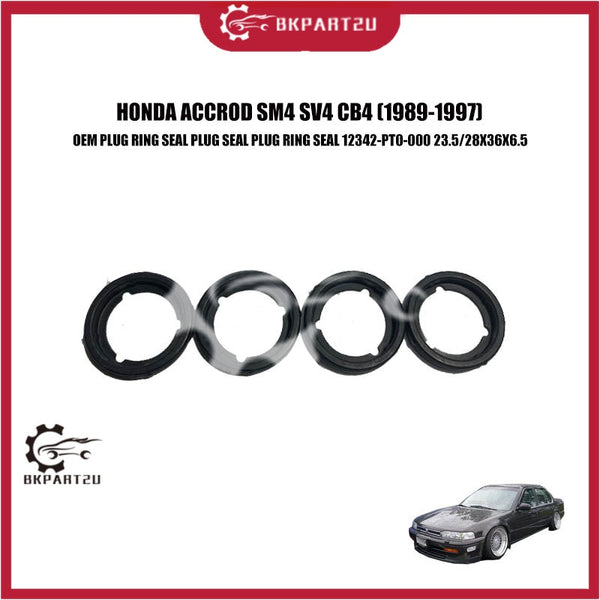 HONDA ACCROD SM4 SV4 CB4 (1989-1997) PLUG O RING SEAL PLUG SEAL 4 PCS ONE SET 12342-PT0-000 23.5/28X36X6.5