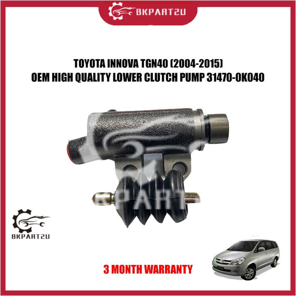 TOYOTA INNOVA TGN40 (2004-2015) LOWER CLUTCH PUMP MADE BY OEM 31470-0K040 3 MONTH WARRANTY