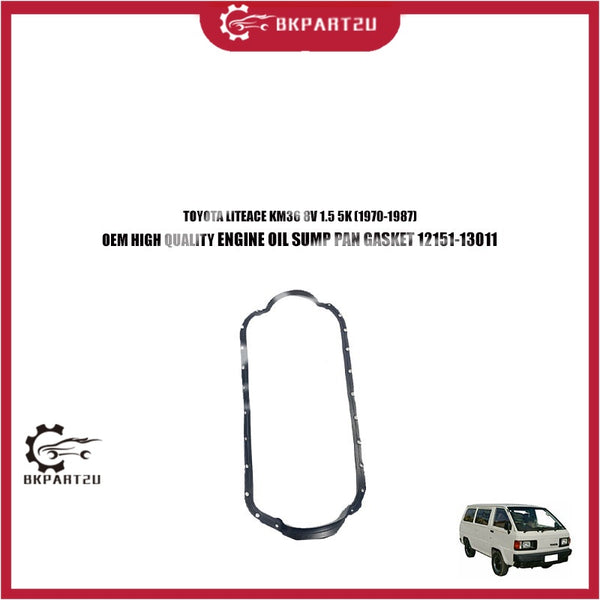 TOYOTA LITEACE KE70 KM36 8V 1.5 5K (1970-1987) ENGINE OIL SUMP PAN GASKET RUBBER MADE BY OEM  12151-13011