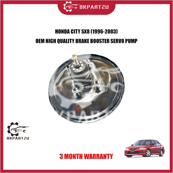 HONDA CITY SX8 1ST MODEL (1996-2003) BRAKE BOOSTER SERVO VACUUM PUMP MADE BY OEM 3 MONTH WARRANTY
