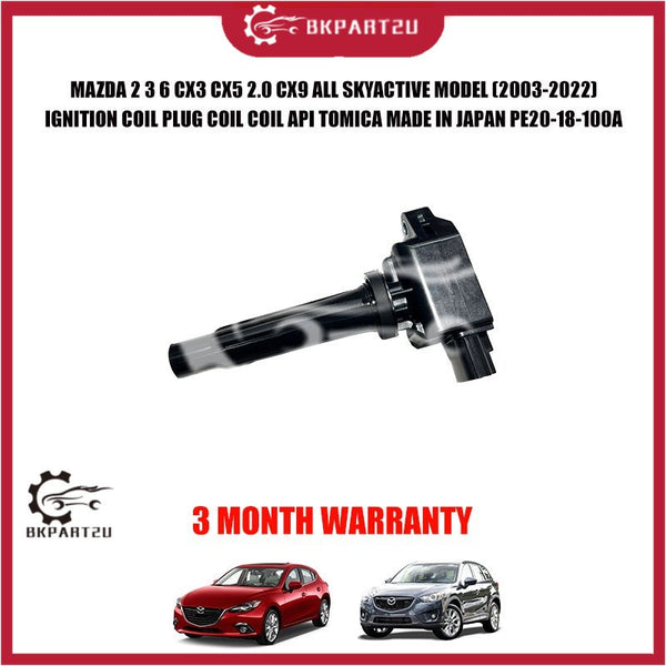 MAZDA 2 3 6 CX3 CX5 2.0 CX9 ALL SKYACTIVE MODEL IGNITION COIL PLUG COIL COIL API TOMICA MADE IN JAPAN PE20-18-100A