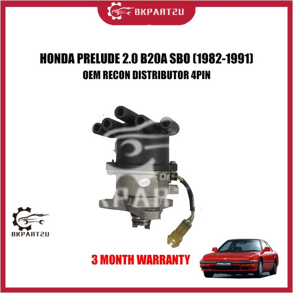 HONDA PRELUDE 2.0 B20A SBO BA4 (1982-1991) DISTRIBUTOR 4PIN 30102-PK1-006 RECON 3 MONTH WARRANTY