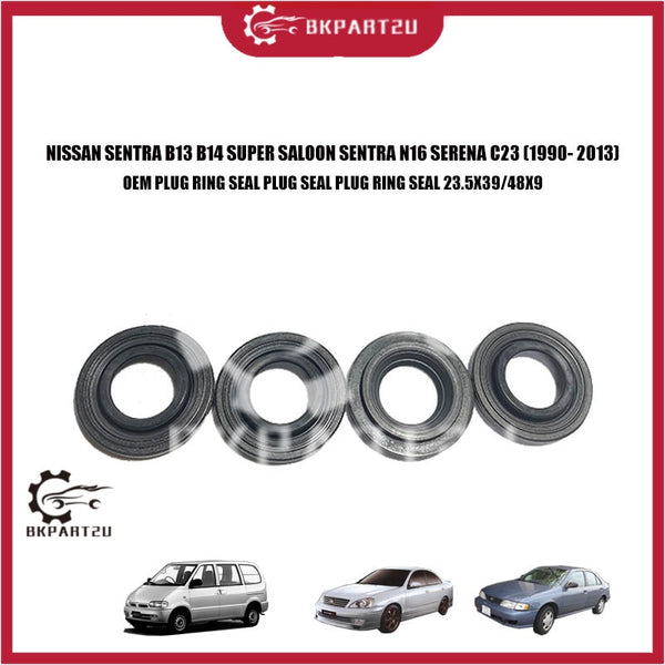 NISSAN SENTRA B13 B14 SUPER SALOON SENTRA N16 SERENA C23 PLUG O RING SEAL PLUG SEAL 4 PCS ONE SET 23.5X39/48X9