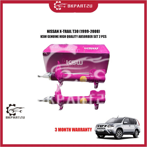 NISSAN X-TRAIL T30 (1999-2008) ABSORBER SET FRONT AND REAR DEPAN BELAKANG MADE BY KSW PRICE PER SET 2 PCS
