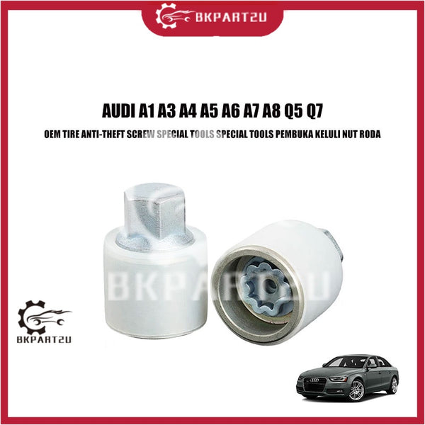 AUDI A1 A3 A4 A5 A6 A7 A8 Q5 Q7 TIRE ANTI-THEFT SCREW SPECIAL TOOLS SPORT RIM NUT PEMBUKA KELULI NUT RODA TYRE OPENER