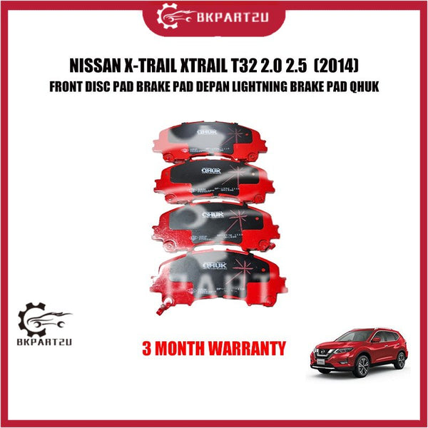 NISSAN X-TRAIL XTRAIL T32 2.0 2.5  (2014) FRONT DISC PAD BRAKE PAD DEPAN LIGHTNING BRAKE PAD QHUK 3 MONTH WARRANTY