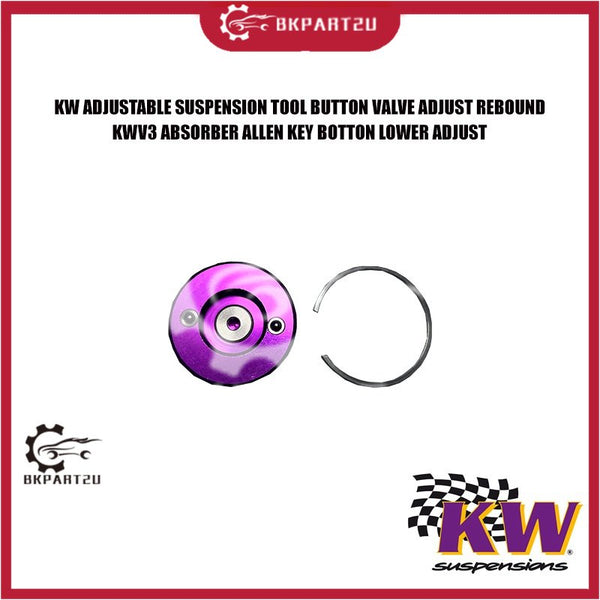 KW ADJUSTABLE SUSPENSION TOOL BUTTON VALVE ADJUST REBOUND KWV3 ABSORBER ALLEN KEY BOTTON LOWER ADJUST OEM HIGH QUALITY