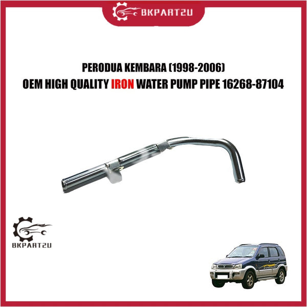 PERODUA KEMBARA (1998-2006) IRON WATER PUMP PIPE BYPASS HOSE BESI BY PASS PIPE 16268-87104