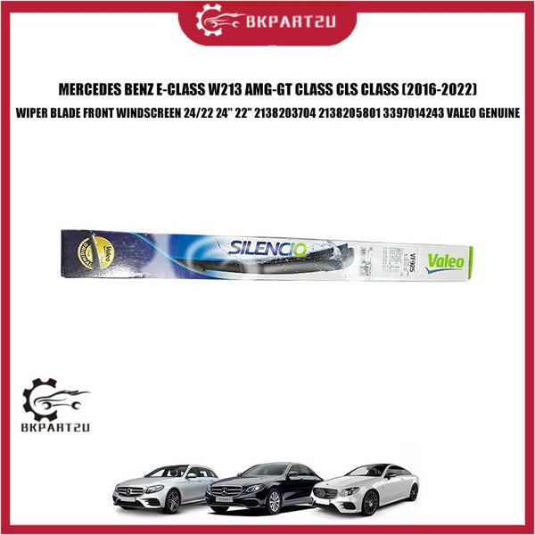 MERCEDES BENZ E-CLASS W213 AMG-GT CLASS CLS CLASS (2016-2022) WIPER BLADE FRONT WINDSCREEN 24/22 24'' 22'' 2138203704