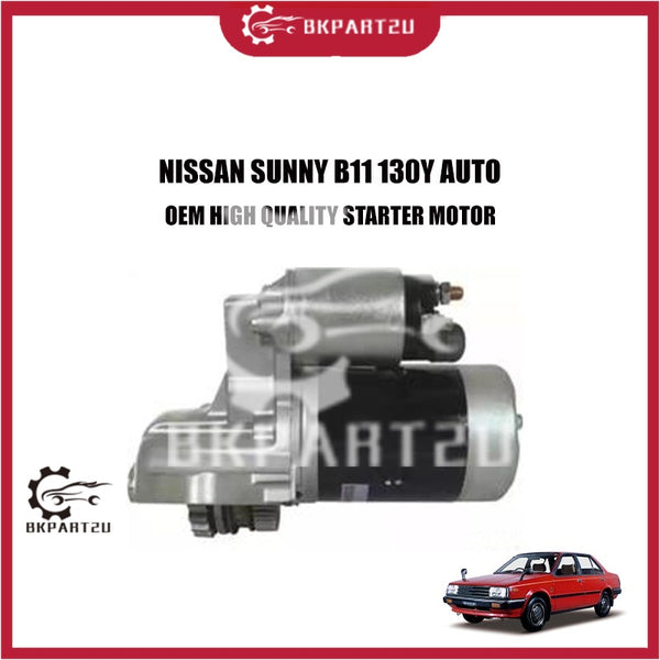NISSAN SUNNY B11 130Y AUTO STARTER MOTOR BRAND NEW MADE BY OEM 6 MONTH WARRANTY 23300-0C010