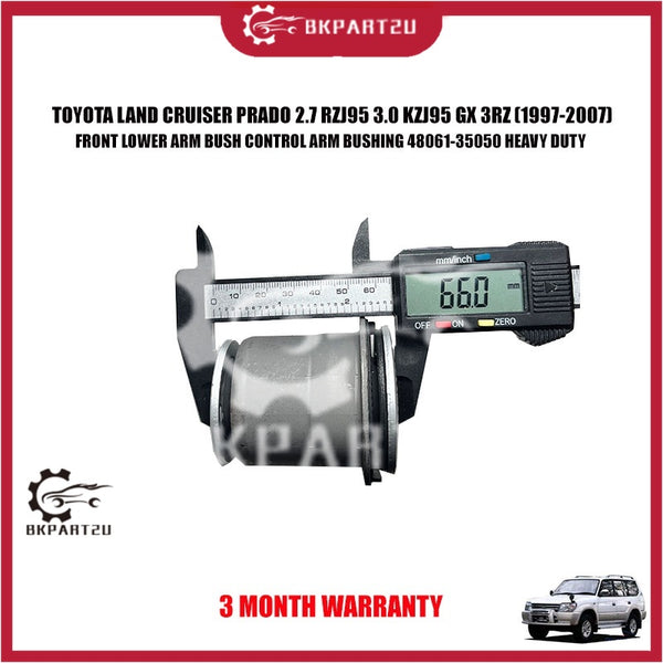 TOYOTA LAND CRUISER PRADO 2.7 RZJ95 3.0 KZJ95 GX 3RZ (1997-2007) FRONT LOWER ARM BUSH CONTROL ARM BUSHING 48061-35050