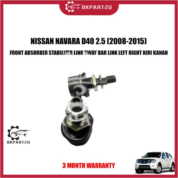 NISSAN NAVARA D40 2.5 (2008-2015)FRONT ABSORBER STABILIZER LINK SWAY BAR LINK LEFT RIGHT KIRI KANAN 3 MONTH WARRANTY OEM