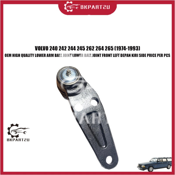 VOLVO 240 242 244 245 262 264 265 (1974-1993) LOWER ARM BALL JOINT LOWER BALL JOINT FRONT LEFT DEPAN KIRI SIDE OEM