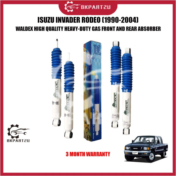 ISUZU INVADER RODEO (1990-2004) WALDEX HIGH QUALITY HEAVY-DUTY GAS FRONT AND REAR ABSORBER PRICE PER SET 2 PCS
