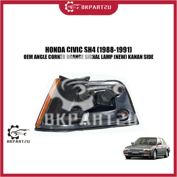 HONDA CIVIC SH4 (1988-1991) ANGLE CORNER ORANGE SIGNAL LAMP (NEW) KANAN SIDE OEM