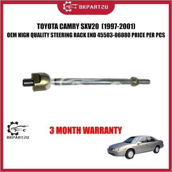 TOYOTA CAMRY SXV20 (1997-2001) STEERING RACK END 45503-06080 PRICE PER PCS 3 MONTH WARRANTY OEM HIGH QUALITY