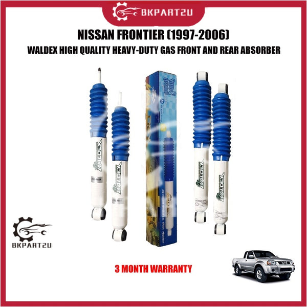 NISSAN FRONTIER D22 4X4 (1997-2006) WALDEX HIGH QUALITY HEAVY-DUTY GAS FRONT AND REAR ABSORBER PRICE PER SET