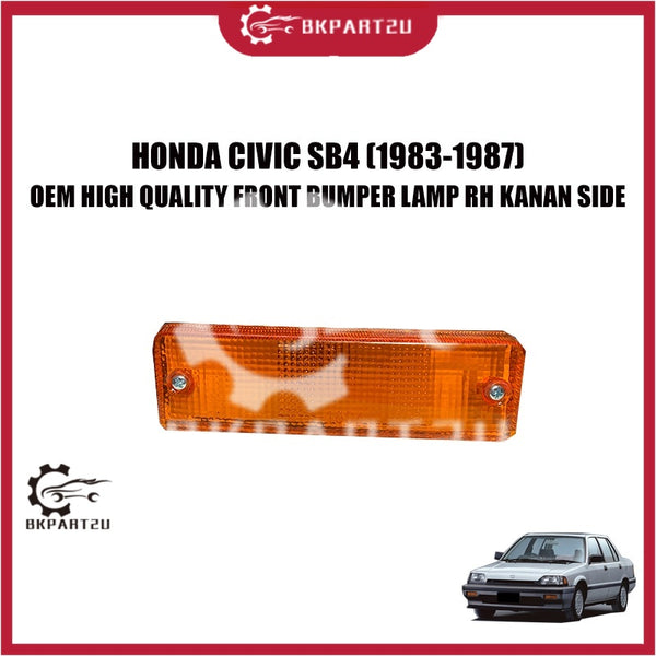 HONDA CIVIC SB4 (1983-1987) ANGLE CORNER FRONT BUMPER LAMP (NEW) RH KANAN SIDE OEM