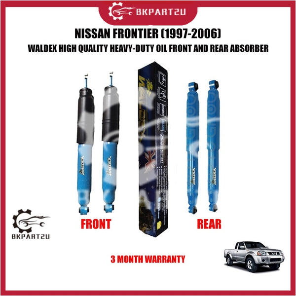 NISSAN FRONTIER D22 4X4 (1997-2006) WALDEX HIGH QUALITY HEAVY-DUTY OIL FRONT AND REAR ABSORBER PRICE PER SET