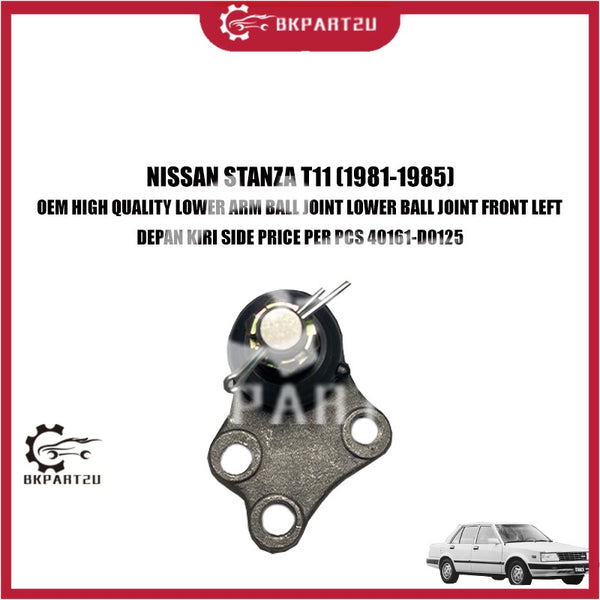 NISSAN STANZA T11 (1981-1985) LOWER ARM BALL JOINT LOWER BALL JOINT FRONT LEFT DEPAN KIRI SIDE PRICE PER PCS 40161-D0125