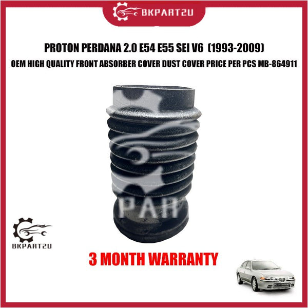 PROTON PERDANA 2.0 E54 E55 SEI V6 FRONT ABSORBER DUST COVER PER PCS MB-864911 3 MONTH WARRANTY OEM