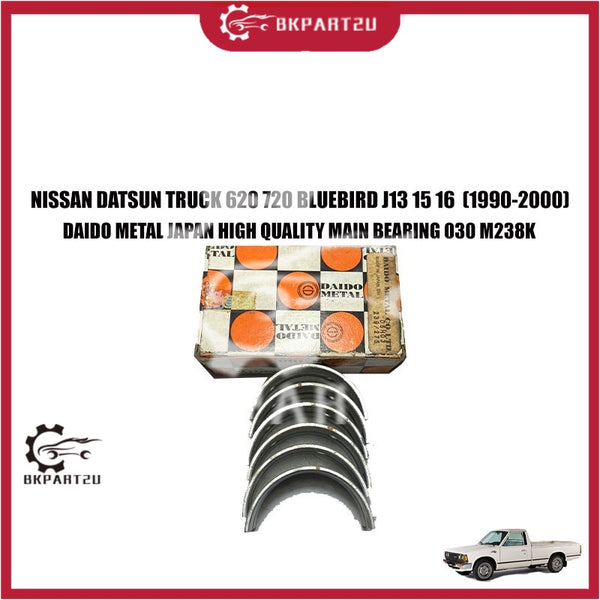 NISSAN DATSUN TRUCK 620 720 BLUEBIRD J13 15 16  (1990-2000) MAIN BEARING DAIDO METAL JAPAN MAIN BEARING 030 M238K