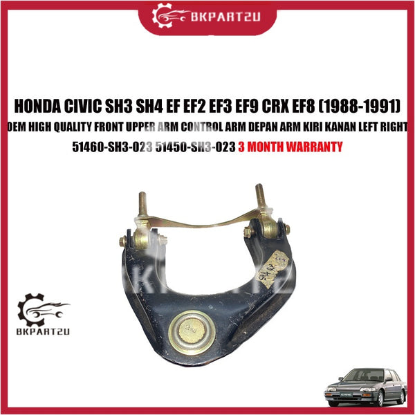 HONDA CIVIC SH3 SH4 EF EF2 EF3 EF9 CRX EF8 1988-1991 DEPAN FRONT UPPER CONTROL ARM KIRI KANAN