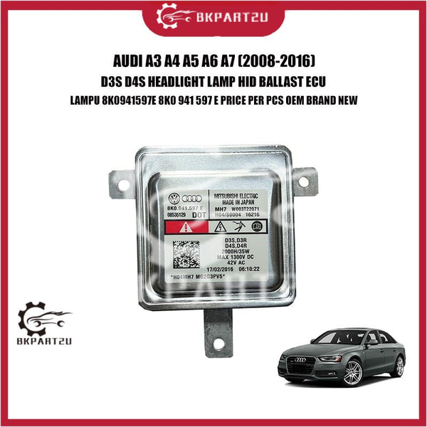 AUDI A3 A4 A5 A6 A7 2008-2016 D3S D4S HEADLIGHT LAMP HID BALLAST ECU LAMPU 8K0941597E 8K0 941 597 E
