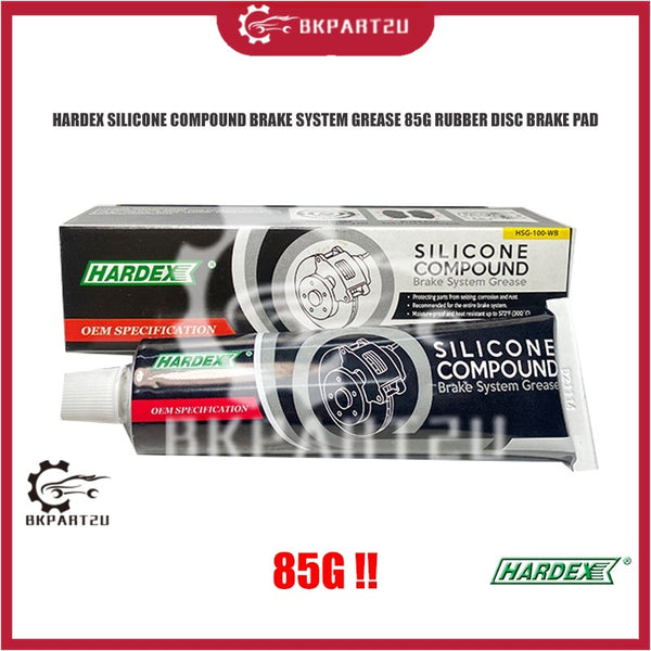 HARDEX HSG-100-WB SILICONE COMPOUND BRAKE SYSTEM GREASE 85G RUBBER GREASE BRAKE CALIPER GREASE DISC BRAKE PAD
