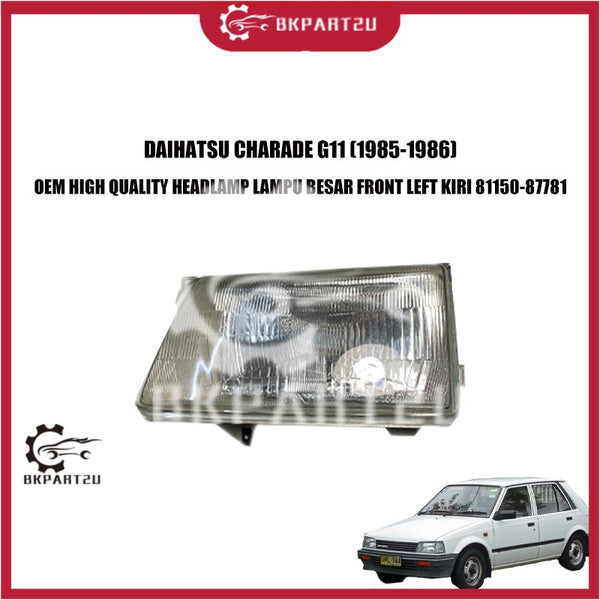 DAIHATSU CHARADE G11 (1985-1986) HEADLAMP LAMPU BESAR FRONT LEFT KIRI OEM 81150-87781