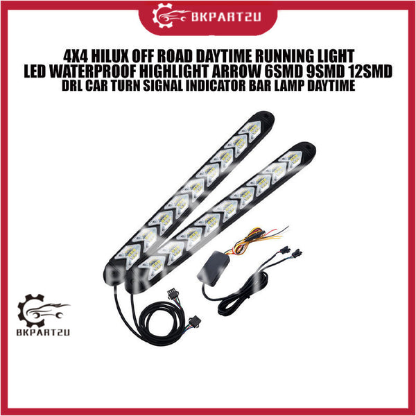 4X4 HILUX OFF ROAD DAYTIME RUNNING HIGHLIGHT ARROWDRL CAR TURN SIGNAL INDICATOR BAR LAMP DAYTIME