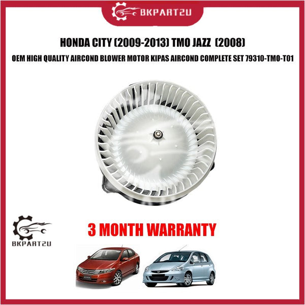 HONDA CITY TMO JAZZ ( 2008-2013 ) AIRCOND BLOWER MOTOR KIPAS AIRCOND COMPLETE SET 79310-TMO-T01 3 MONTH WARRANTY OEM