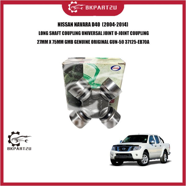 NISSAN NAVARA D40 LONG SHAFT COUPLING UNIVERSAL JOINT COUPLING 27MMX75MM GMB ORI GUN-50 37125-EB70A