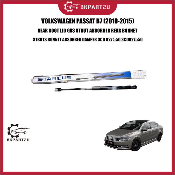 VOLKSWAGEN PASSAT B7 (2010-2015) REAR BOOT LID GAS STRUT ABSORBER REAR BONNET STRUTS BONNET ABSORBER DAMPER 3AE 827 550