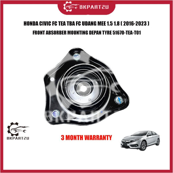 HONDA CIVIC FC TEA TBA FC UDANG MEE 1.5 1.8 (2016-2023) FRONT ABSORBER MOUNTING DEPAN TYRE 51670-TEA-T01 3MONTH WARRANTY