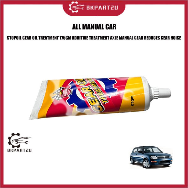 ALL MANUAL CAR STOPOIL GEAR OIL TREATMENT 175GM ADDITIVE TREATMENT AXLE MANUAL GEAR REDUCES GEAR NOISE