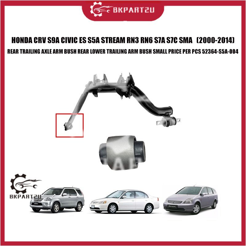 HONDA CRV S9A CIVIC ES S5A STREAM RN3 RN6 S7A S7C SMA REAR TRAILING AX ...