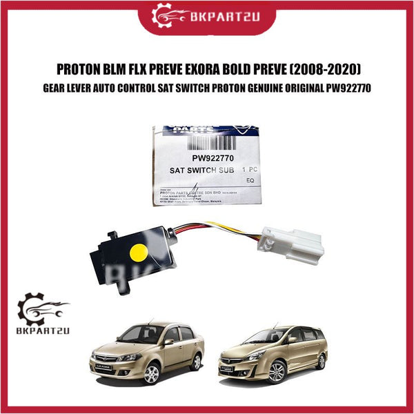 PROTON BLM FLX PREVE EXORA BOLD PREVE GEAR LEVER AUTO CONTROL SAT SWITCH PROTON GENUINE ORIGINAL PW922770