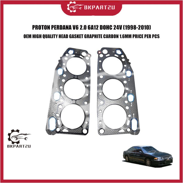 PROTON PERDANA V6 2.0 6A12 DOHC 24V HEAD GASKET GRAPHITE CARBON 1.6MM PRICE PER PCS OEM HIGH QUALITY