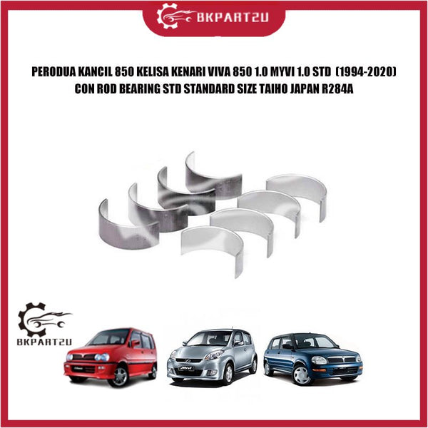 PERODUA KANCIL 850 KELISA KENARI VIVA 850 1.0 MYVI 1.0 STD  (1994-2020) CON ROD BEARING STD STANDARD SIZE TAIHO JAPAN