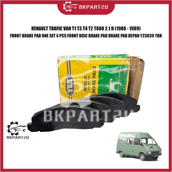 RENAULT TRAFIC VAN T1 T3 T4 T2 T800 2.1 D (1980-1989) FRONT BRAKE PAD ONE SET 4 PCS FRONT DISC BRAKE PAD BRAKE PAD DEPAN
