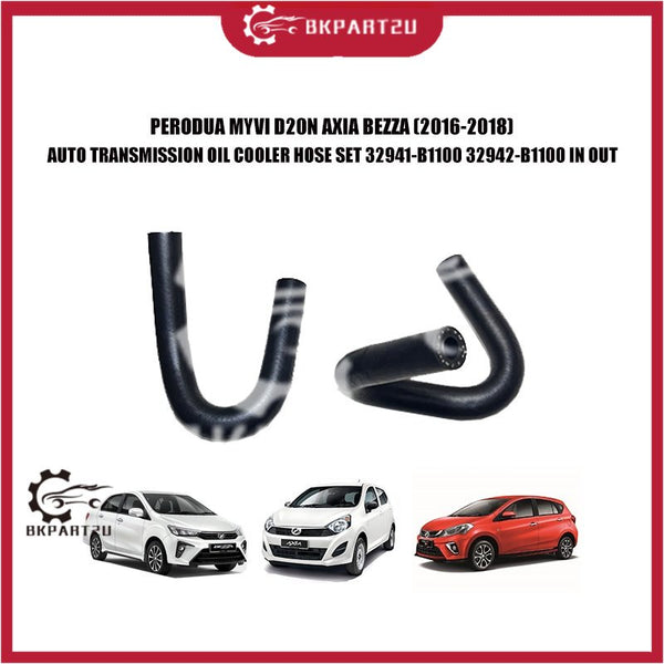 PERODUA MYVI D20N AXIA BEZZA (2016-2018) AUTO TRANSMISSION OIL COOLER HOSE SET 32941-B1100 32942-B1100 IN OUT